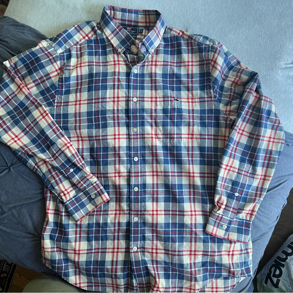 Vineyard Vines Slim Fit Tucker Shirt- L